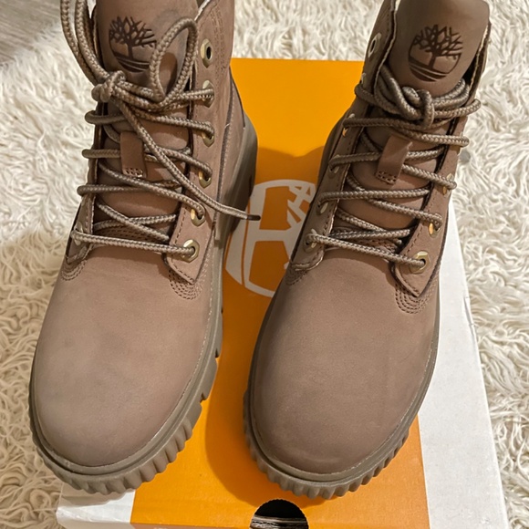 Timberland Womens size 5.5 W/L  Greyfield Mid Lace Boot Medium Brown Nubuck - Picture 3 of 8